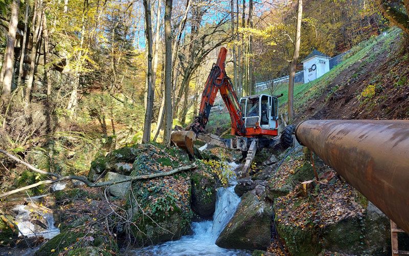 Wasserkraftwerk in Österreich